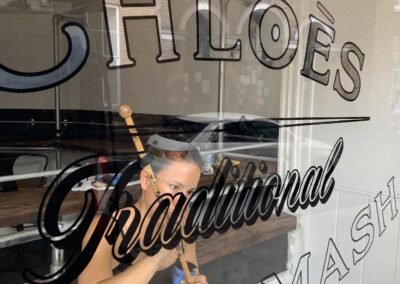 Shop Window Signwriting, England