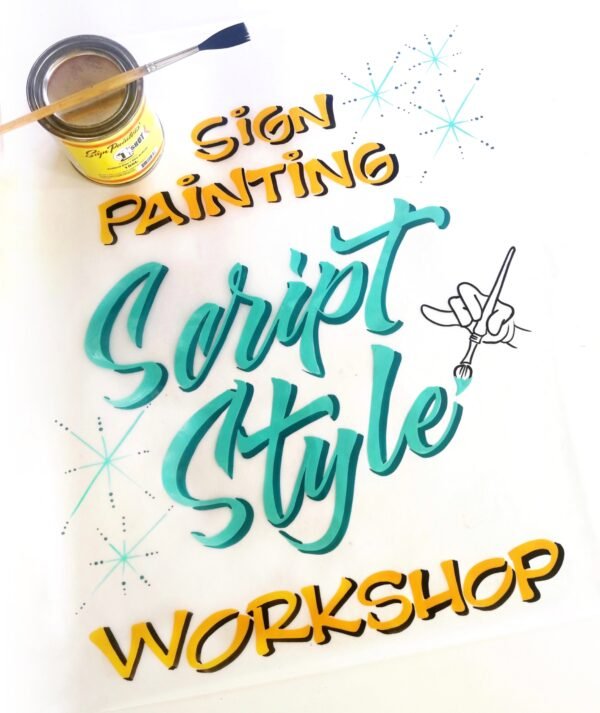 Sign Painting Workshop Script Style