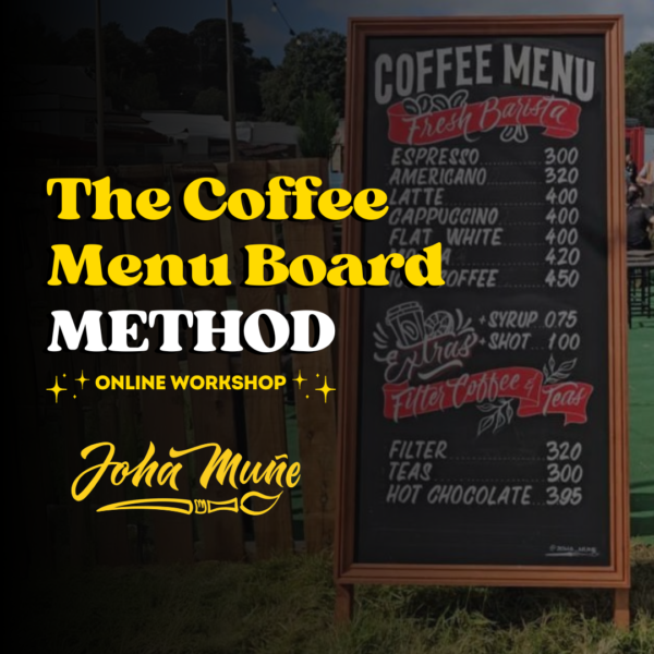The Coffee Menu Board Method