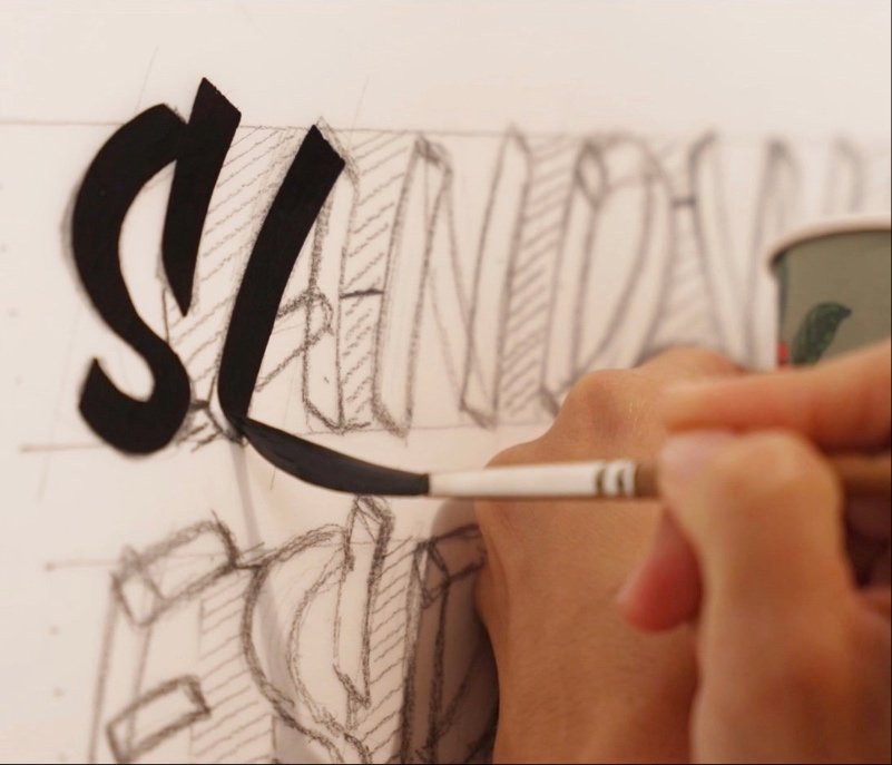 Casual style lettering course online by joha mune