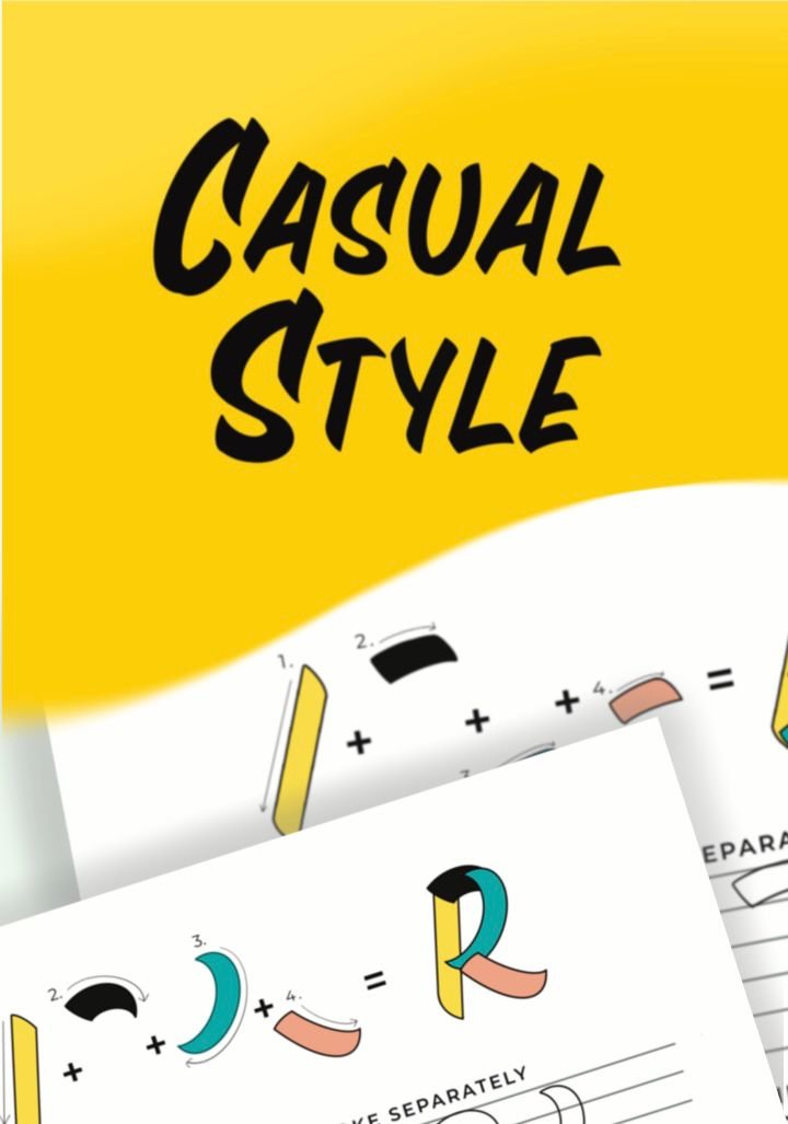 Casual style lettering online course by Joha Mune